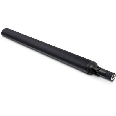 Delock LTE Antenna SMA plug 0.1 - 4.5 dBi omnidirectional with tilt joint black 2