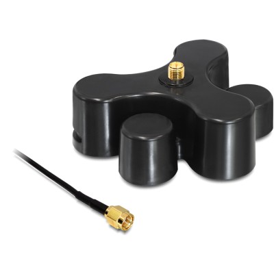 Delock Antenna base RP-SMA jack > RP-SMA plug 1 m black
