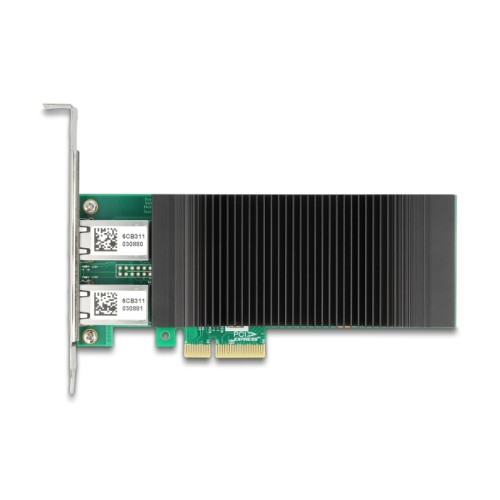 Delock PCI Express x4 Network Card Gigabit LAN 2 x RJ45 with PoE+ i350