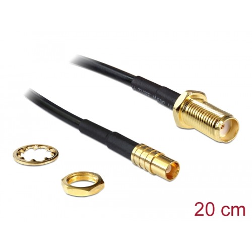 Delock Antenna Cable SMA Jack > MCX Jack 200 mm
