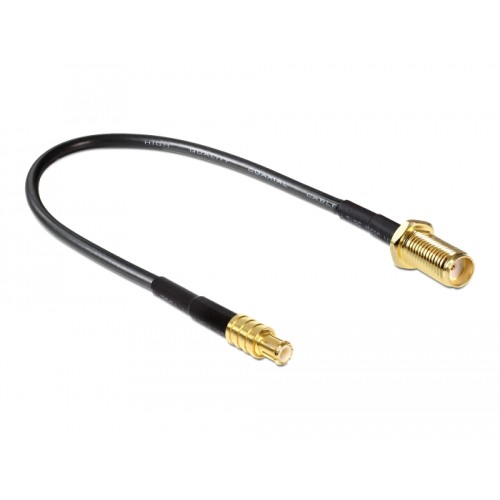 Delock Antenna cable SMA jack bulkhead > MCX plug 200 mm
