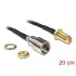 Delock Antenna Cable SMA Jack Bulkhead > FME Plug 200 mm