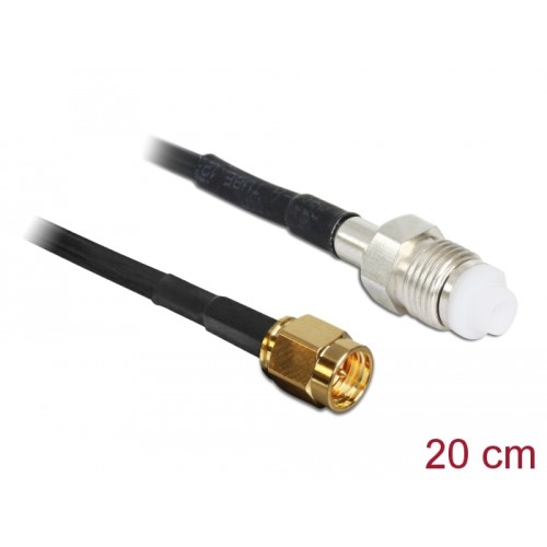 Delock Antenna Cable SMA Plug  FME Jack RG-174 200 mm