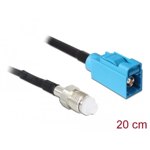 Delock Antenna Cable FME Jack  FAKRA Z Jack RG-174 200 mm