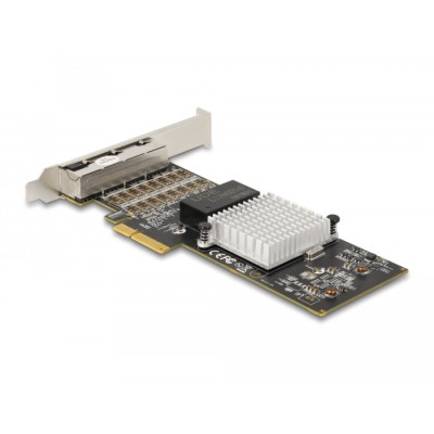 Delock PCI Express x4 Network Card Gigabit LAN 4 x RJ45 i350 2