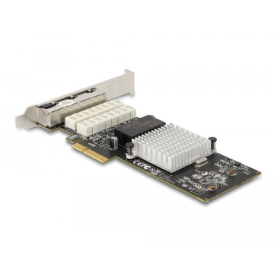 Delock PCI Express x4 Network Card Gigabit LAN 4 x RJ45 Port Bypass i350 2