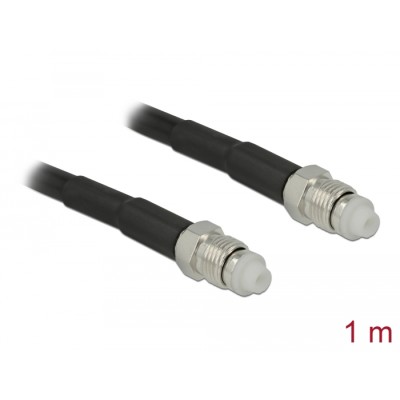 Delock Antenna Cable FME Jack  FME Jack LMR195 1 m