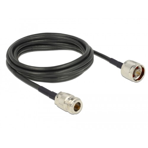 Delock Antenna Cable N plug > N jack LMR195 low loss 3 m