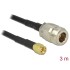 Delock Antenna cable RP-SMA plug > N jack LMR195 3 m