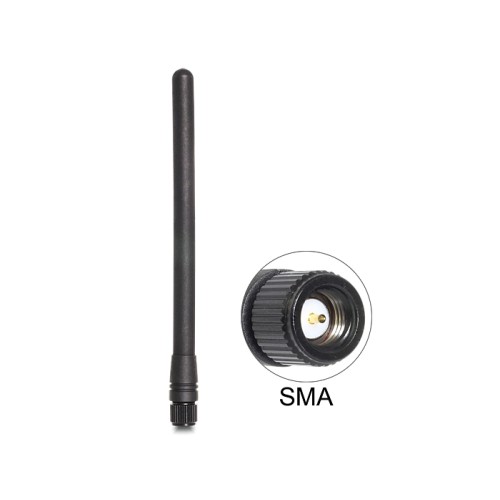 Delock ZigBee 868 MHz Antenna SMA 2 dBi omnidirectional fixed