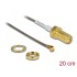 Delock Antenna Cable SMA jack bulkhead to I-PEX Inc., MHF® I plug 1.37 20 cm thread length 10 mm