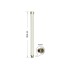 Delock WLAN 802.11 ac/a/h/b/g/n Antenna N jack 6 - 8 dBi 28 cm omnidirectional fixed outdoor white
