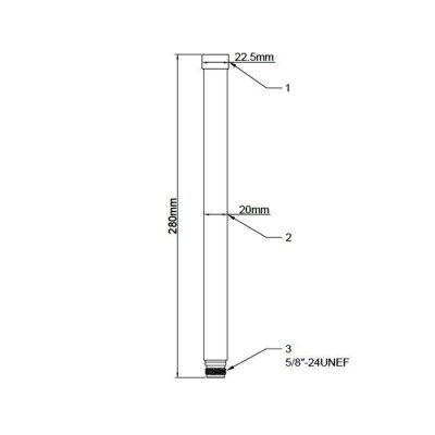 Delock WLAN 802.11 ac/a/h/b/g/n Antenna N jack 6 - 8 dBi 28 cm omnidirectional fixed outdoor white 2