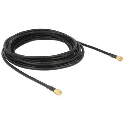 Delock Antenna Cable SMA plug to SMA plug LMR195 low loss 5 m 2