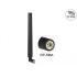 Delock WLAN 802.11 ac/a/h/b/g/n Antenna RP-SMA plug 5 - 7 dBi omnidirectional with tilt joint black