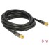 Delock Antenna cable F Plug > F Plug RG-6/U 3 m black