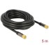 Delock Antenna cable F Plug > F Plug RG-6/U 5 m black