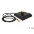 Delock Antenna Base SMA plug > SMA Jack 1 m Black Low Loss