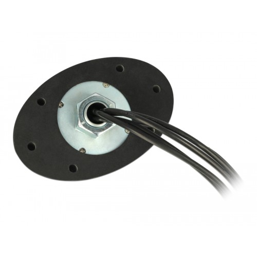 Navilock NL-400 Multiband GNSS 5G LTE-MIMO WLAN-MIMO IEEE 802.11 ac/a/h/b/g/n Antenna 5 x RP-SMA omnidirektional roof mount outd