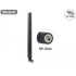 Delock WLAN 802.11 ac/a/h/b/g/n Antenna RP-SMA plug 5.5 - 9 dBi omnidirectional with tilt joint black