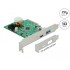 Delock PCI Express x4 Card to 1 x external USB Type-C™ female with PD function + 1 x external USB Type-A female SuperSpeed USB 1