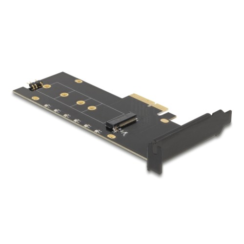 Delock PCI Express x4 Card to 1 x internal NVMe M.2 Key M with heat sink and RGB LED illumination - Low Profile Form Factor