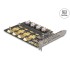 PCI Express x16 Card to 4 x internal NVMe M.2 Key M - Bifurcation