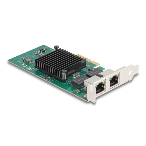 Delock PCI Express x4 Network Card Gigabit LAN 2 x RJ45 i82576