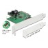Delock PCI Express x4 Card to 1 x internal USB 10 Gbps Type-E Key A 20 pin female
