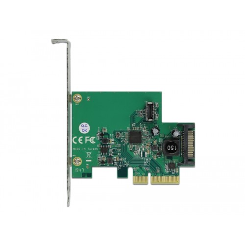 Delock PCI Express x4 Card to 1 x internal USB 10 Gbps Type-E Key A 20 pin female