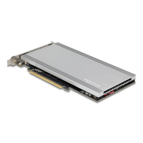 Delock PCI Express x16 Card to 4 x internal NVMe M.2 Key M