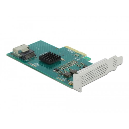 Delock PCI Express x4 Card to 4 x SATA 6 Gb/s RAID and HyperDuo - Low Profile Form Factor