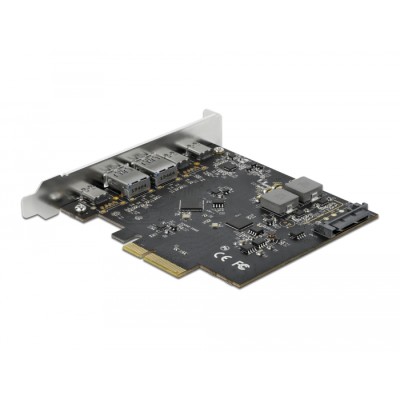 Delock PCI Express x4 Card to 3 x USB Type-C™ + 2 x USB Type-A - SuperSpeed USB 10 Gbps 2
