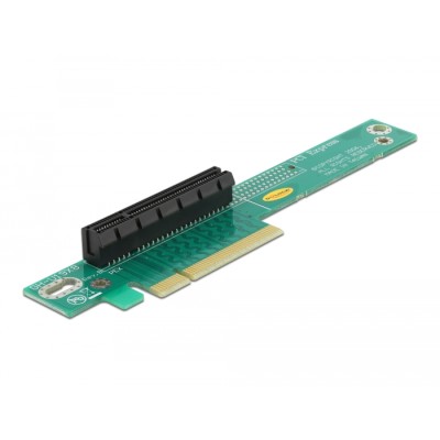 Delock Riser Card PCI Express x8  x8 90° left angled