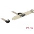 Delock Slot Bracket > 1 x Serial Pin layout: 1:1