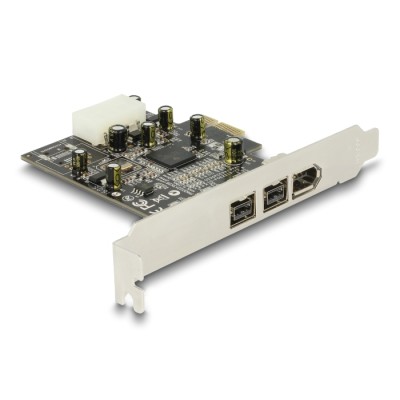 Delock PCI Express Card > 2 x external FireWire B + 1 x external FireWire A