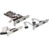 Delock PCI Express Card to 4 x Serial, 1 x Parallel