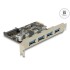 Delock PCI Express Card > 4 x external USB 3.0
