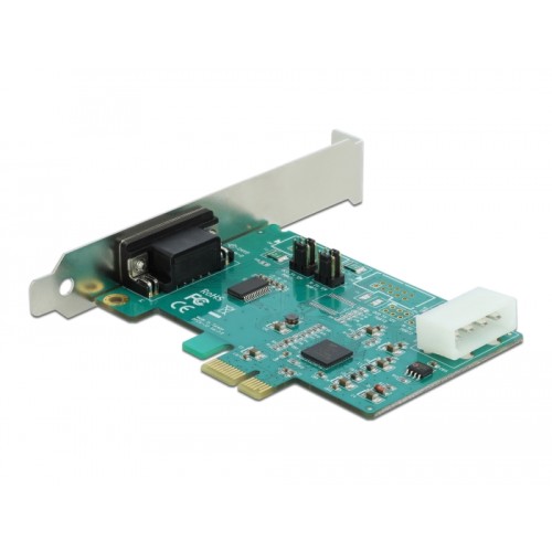 Delock PCI Express x1 Card to 1 x Serial RS-232 High Speed 921K with Voltage supply