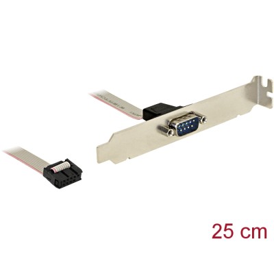 Delock Slot Bracket  1 x Serial Pin layout: twisted