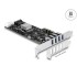 Delock PCI Express x4 Card > 4 x external USB 3.0 Quad Channel