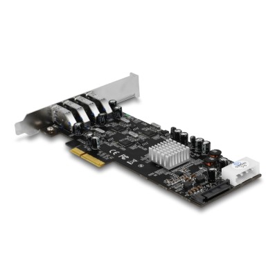 Delock PCI Express x4 Card > 4 x external USB 3.0 Quad Channel 2