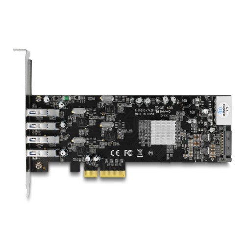 Delock PCI Express x4 Card > 4 x external USB 3.0 Quad Channel