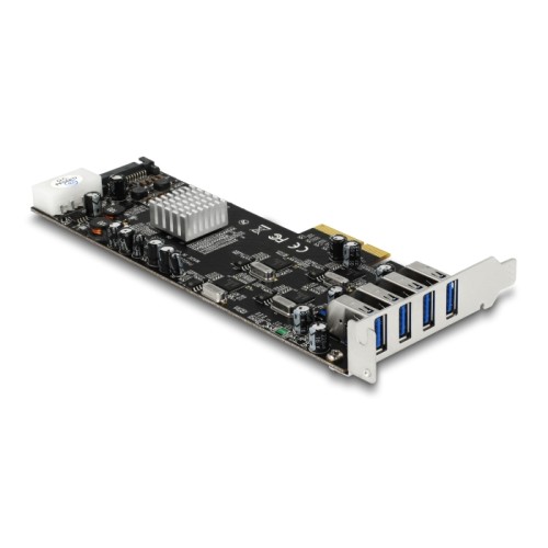 Delock PCI Express x4 Card > 4 x external USB 3.0 Quad Channel