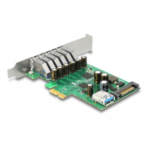 Delock PCI Express Card > 6 x external + 1 x internal USB 3.0