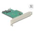 Delock PCI Express Card > 1 x internal NVMe M.2