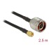 Delock Antenna Cable N plug > SMA plug CFD200 2.5 m low loss