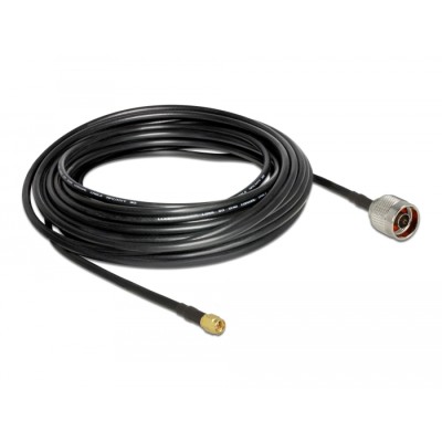 Delock Antenna Cable N plug > SMA plug CFD200 10 m low loss 2