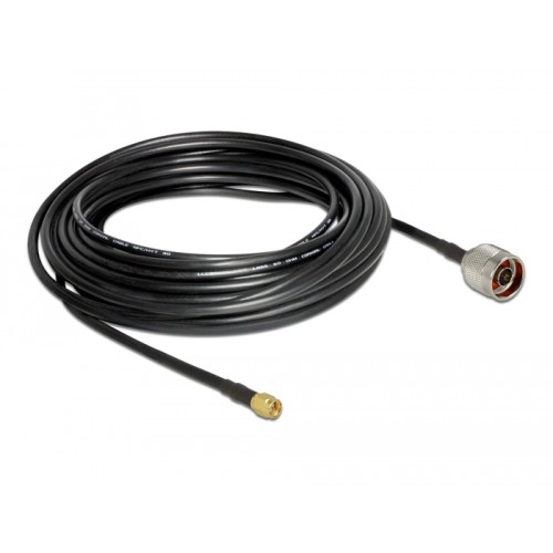 Delock Antenna Cable N plug > SMA plug CFD200 10 m low loss