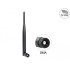 Delock WLAN Antenna 802.11 ac/a/b/g/n SMA 4 - 5 dBi omnidirectional joint black